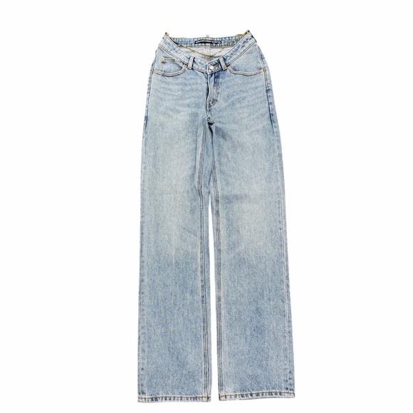 Alexander Wang Light Wash Chain Jeans Size 24